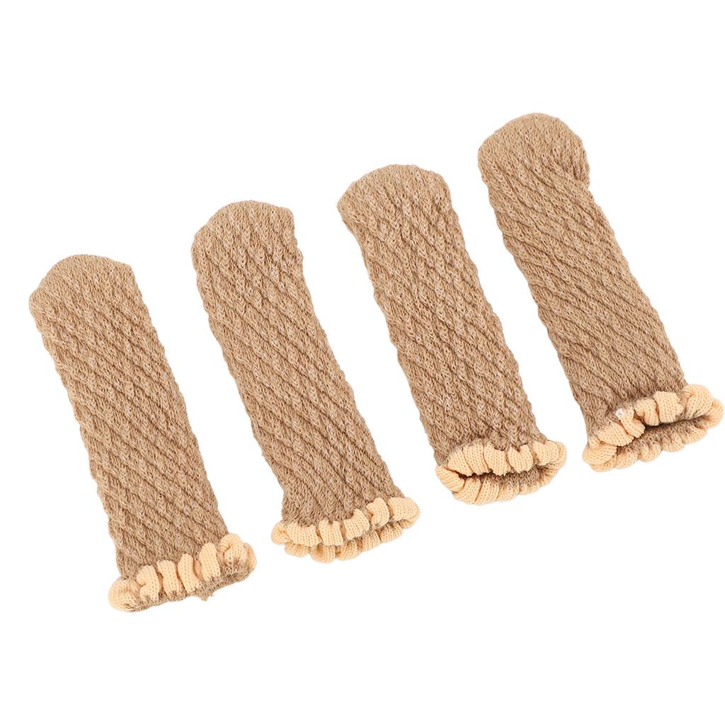 20Pcs Thickened Knitted Table Chair Leg Floor Protectors Covers Furniture Leg Socks for Hardwood