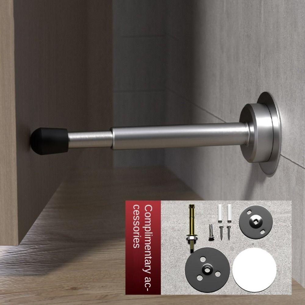 

Noise Canceling Door Crash Pad Wall Protector Door Holder Durable Door Stopper Home серебряный