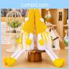 Delightful Yellow Knitted Lemon Gnome Plush Decoration For Vibrant Summer Decor And Events