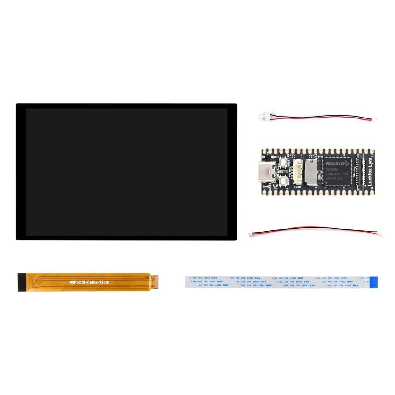 Luckfox Lyra / Luckfox Lyra B LCD Kit A,10.1-DSI-TOUCH-A,Integrates Triple-core ARM Cortex-A7 and ARM Cortex-M0 Processors