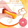NUOLUX 6pcs Donut Models Realistic Donuts Donut Floats Donut Squeezes Food Bread Models Party Decorations Home Decorations Dollhouse Donuts Food