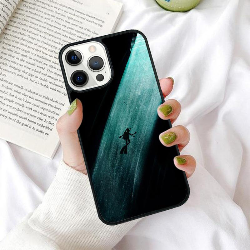 Dive Scuba Diver Shark Diving Phone Cases for iPhone 17 Air 16 15 14 12 13 PLUS 11 PRO MAX Back Cover Fundas