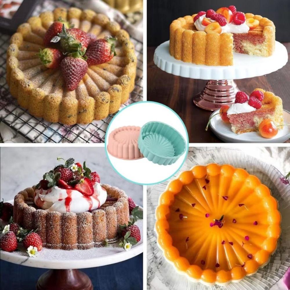 Creative Silicone Cake Mold Non-Stick Cake Baking Mold Round Cake Mold  Kitchen Bakeware