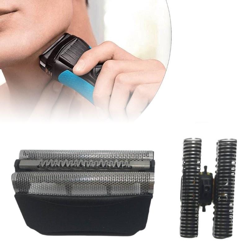 51b 51s Replacement Shaver Head Assembly With Durable Abs Material For Smooth Shaving Experience