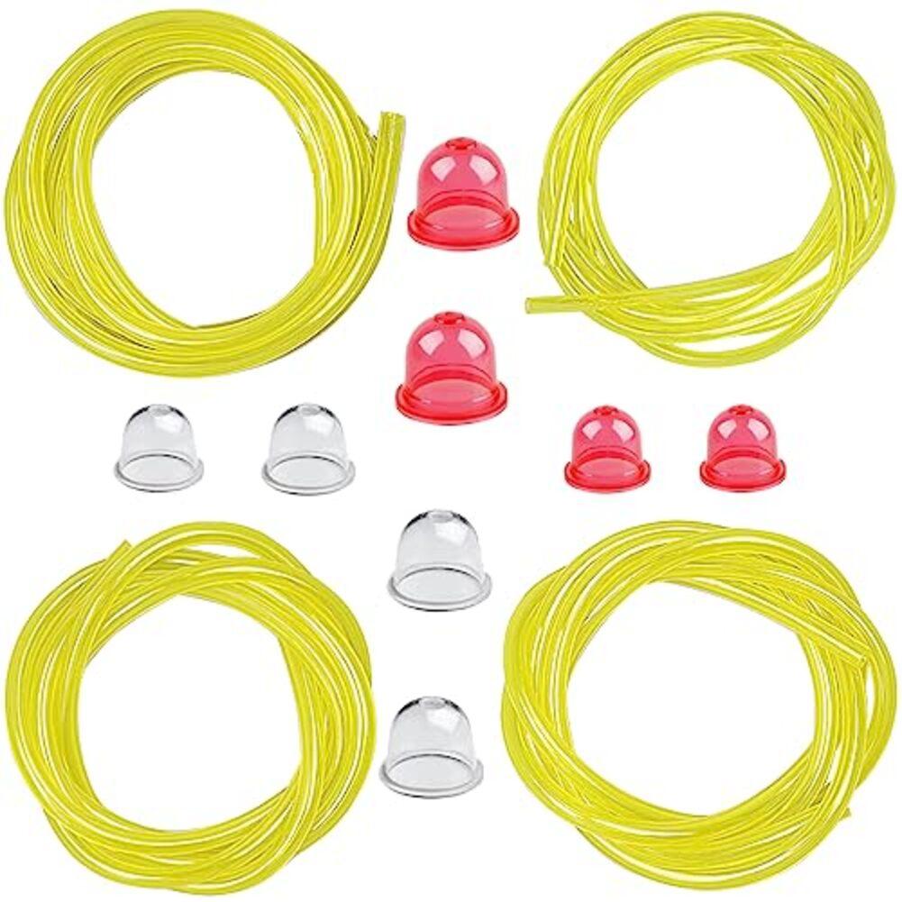 Lawn Mower Small Engine Oil Bubble Fuel Pipe Kit Compatible with Chainsaws Trimmers Snow Blower Carburetor Replacement Parts