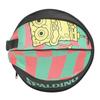 SPALDING SpongeBob SquarePants Checkered Flag Ball Bag, Pink x Mint Green, 27cm Diameter, 49-001SBC