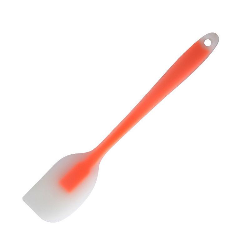 1Pc Small Non Stick Butter Spatula Translucent Silicone Cream Baking Scraper