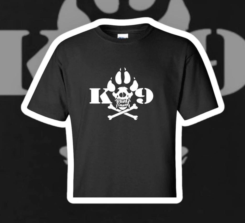K-9 Paw Unisex T-Shirt 100% Cotton Premium Tee S,M,L,XL,XXL