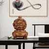 Rotating Carved Dragon Gathering Treasure Tripod Resin Decoration Home Table Figurines Ornaments Office Desktop Fengshui Crafts