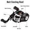 Mulinetă de pescuit 18BB Baitcasting 7.2:1 Sistem de frânare dublă Mulinetă de turnare stanga/dreapta ultra fin