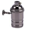 E27 Aluminum Alloy Diy Lamp Base With Switch Vintage Screw Socket Antique Lamp Holder Fixture
