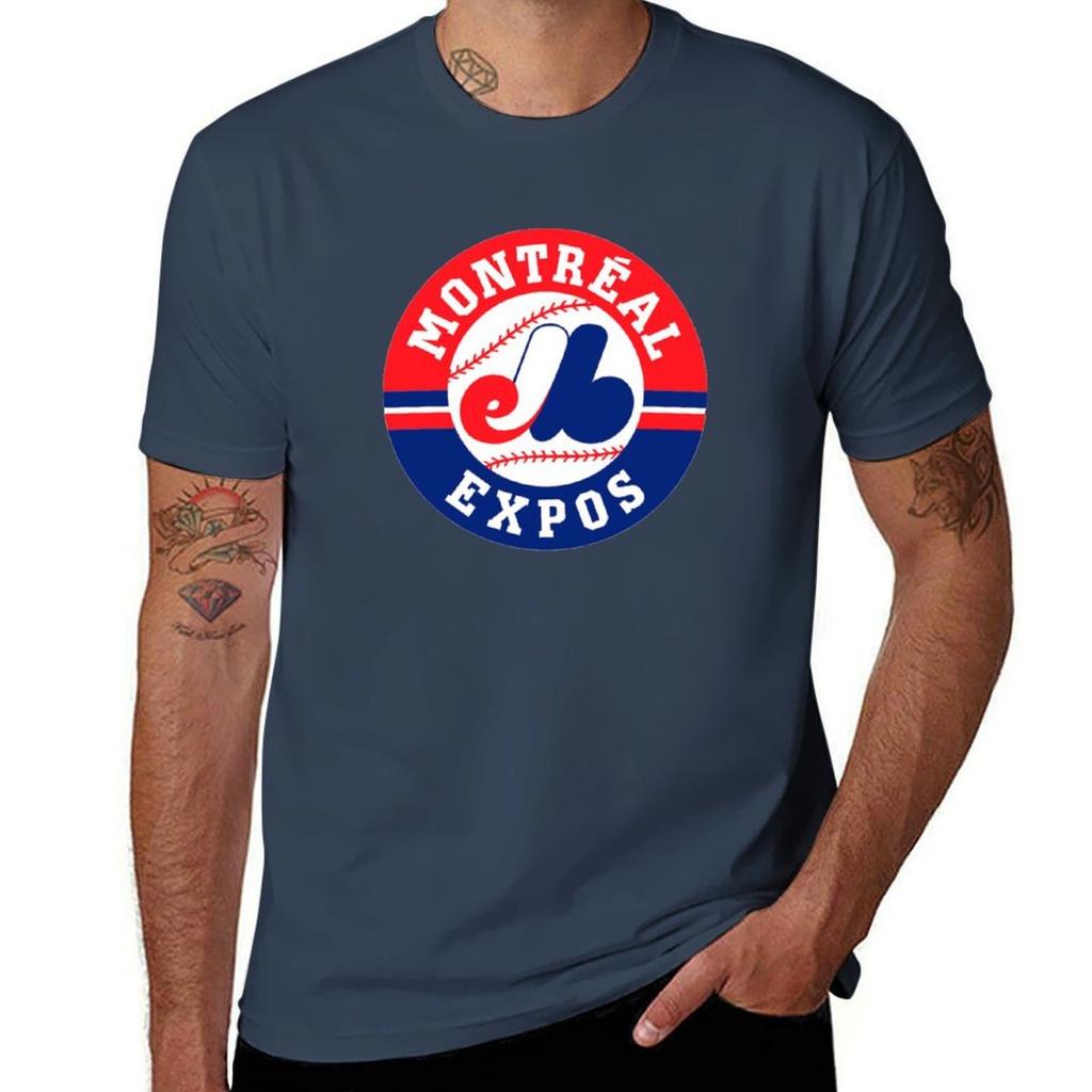 Vintage Baseball  Montreal Expos Tshirt Stretch Fabric Comfort Tshirt