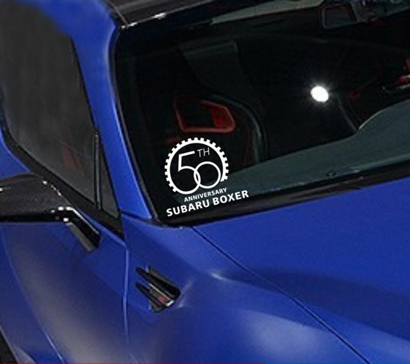 Side Window Sticker 50th Anniversary Windshield Levorg Outback BRZ Forester 50th anniversary