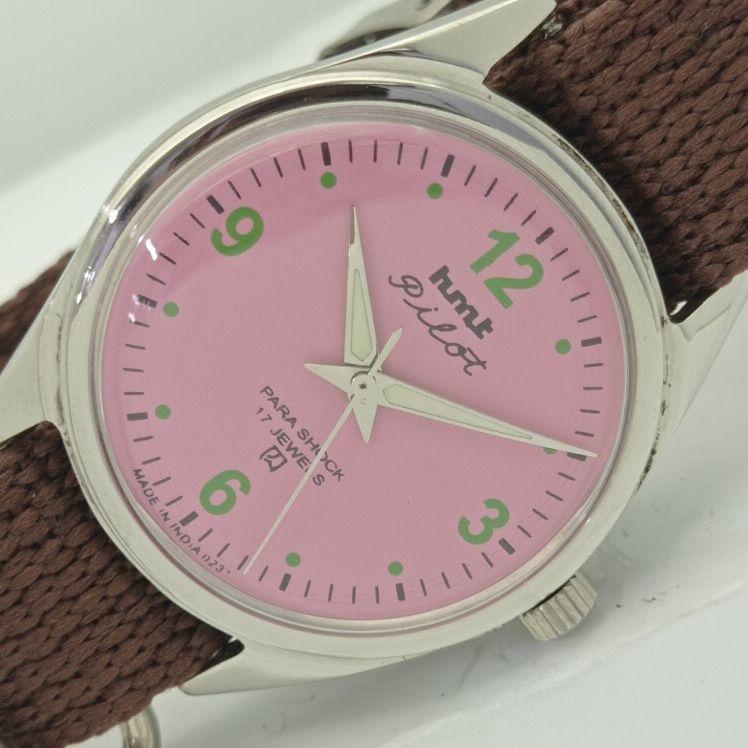 

USED HMT PILOT INDIAN MENS MECHANICAL WATCH a413065-1 Sku009-a413065
