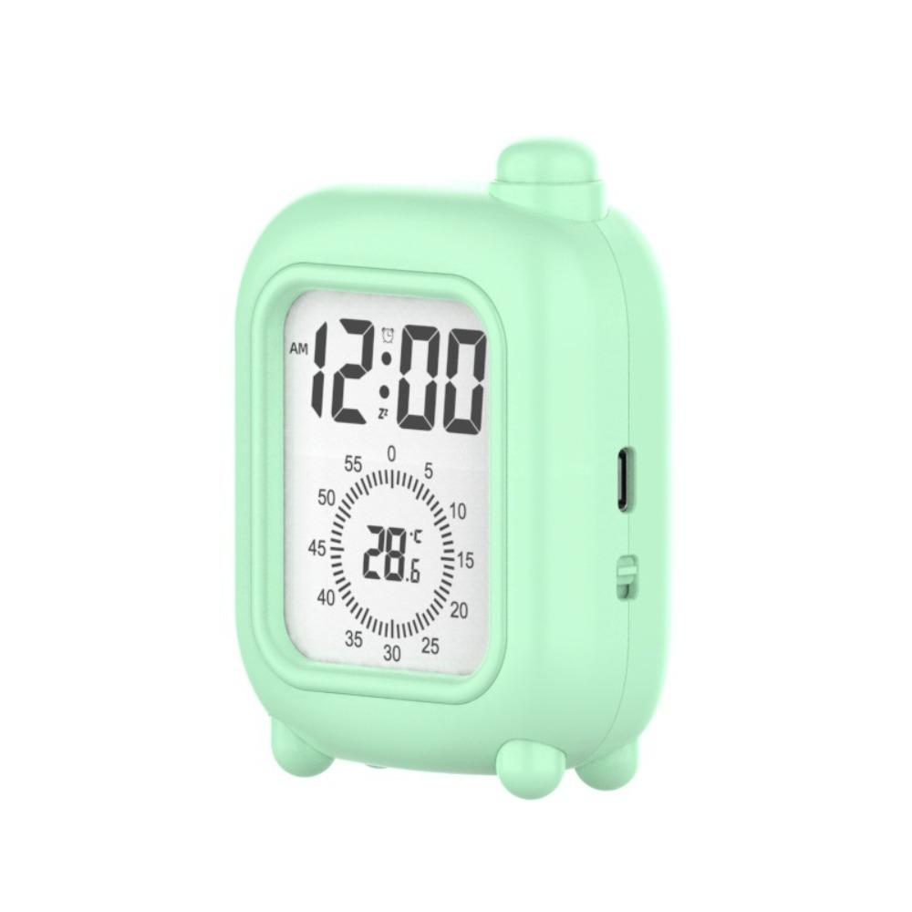 

Гигрометр Многофункциональный Мини Таймер Пластиковый Бесшумный Цифровой Дорожный Будильник Отображение Температуры Милый Настольный Будильник Для Дома зелёный