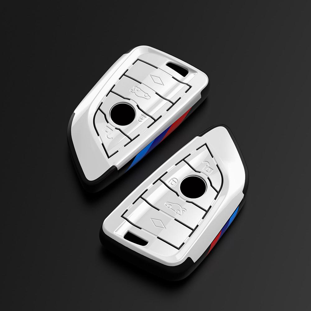 Krabice pro úpravu klíče od auta Kryt klíčenky z uhlíkových vláken pro BMW řady 3 řady 5 řady 6 X3 X5 X6 Pouzdro na klíčenku s dálkovým ovládáním pro chytré auto