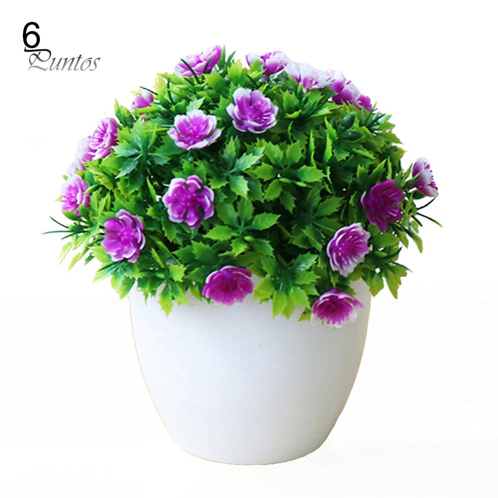 Home Decor Party Wedding Artificial Props 1pc Potted Flower Bonsai Stage Garden