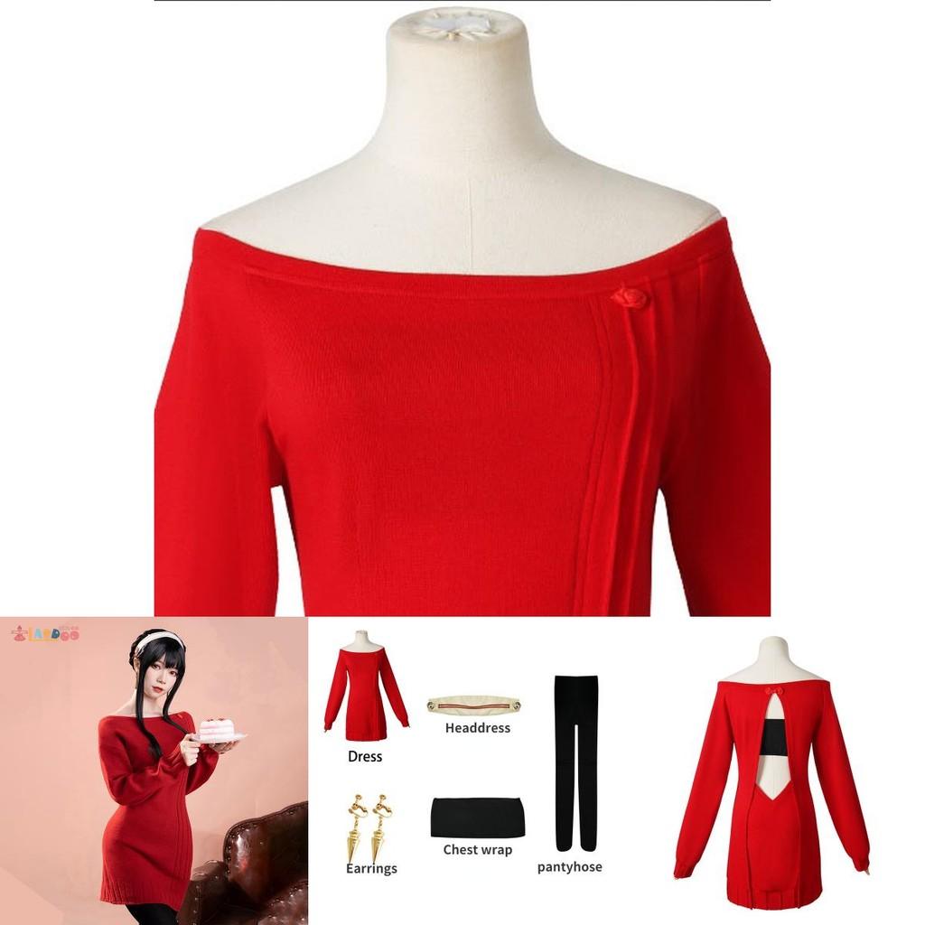 Vibrant Spy×family Yor Forger Cosplay Costume For Comic Con And Parties
