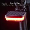 Solar Fahrrad Rücklicht Einstellbar Wiederaufladbare MTB Straße Mountainbike Lampe Wasserdicht 30LM Nacht Reiten Fahrrad Warnung Hinten Lampe