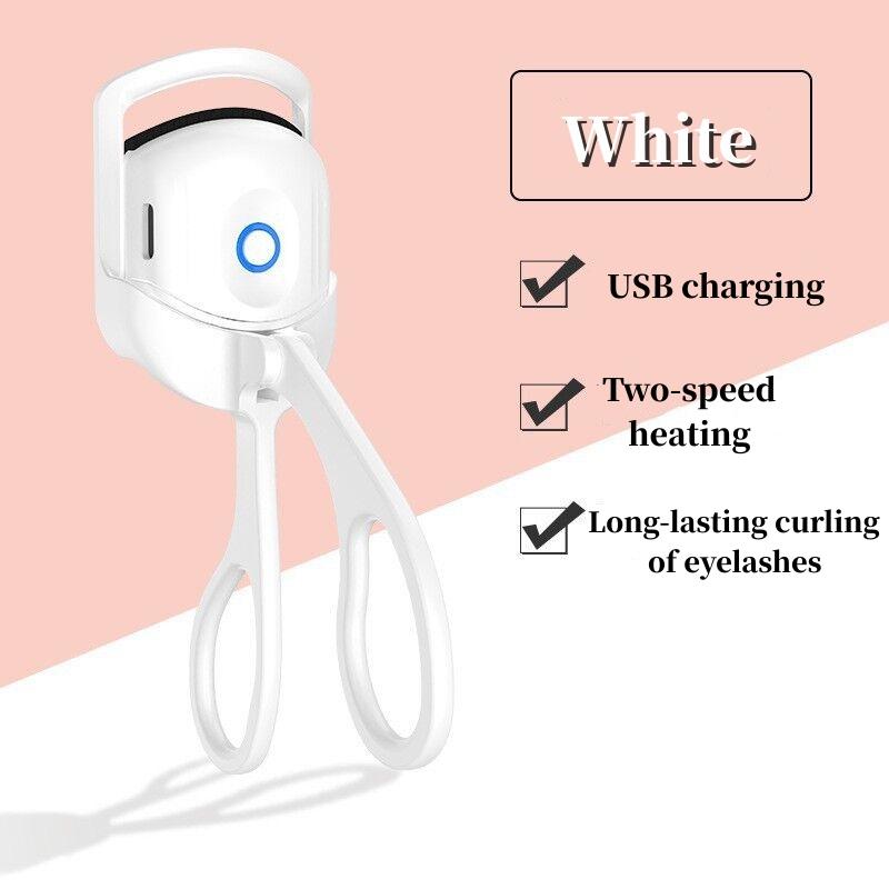 Heated Eyelash Curler with Sensing Heating Silicone Pad