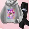 KPop Demon Hunters Hoodie Set Girls Fashion Casual Sweatshirt Movie New Kid K-Pop Demon Hunters Hooded Suit Clothes