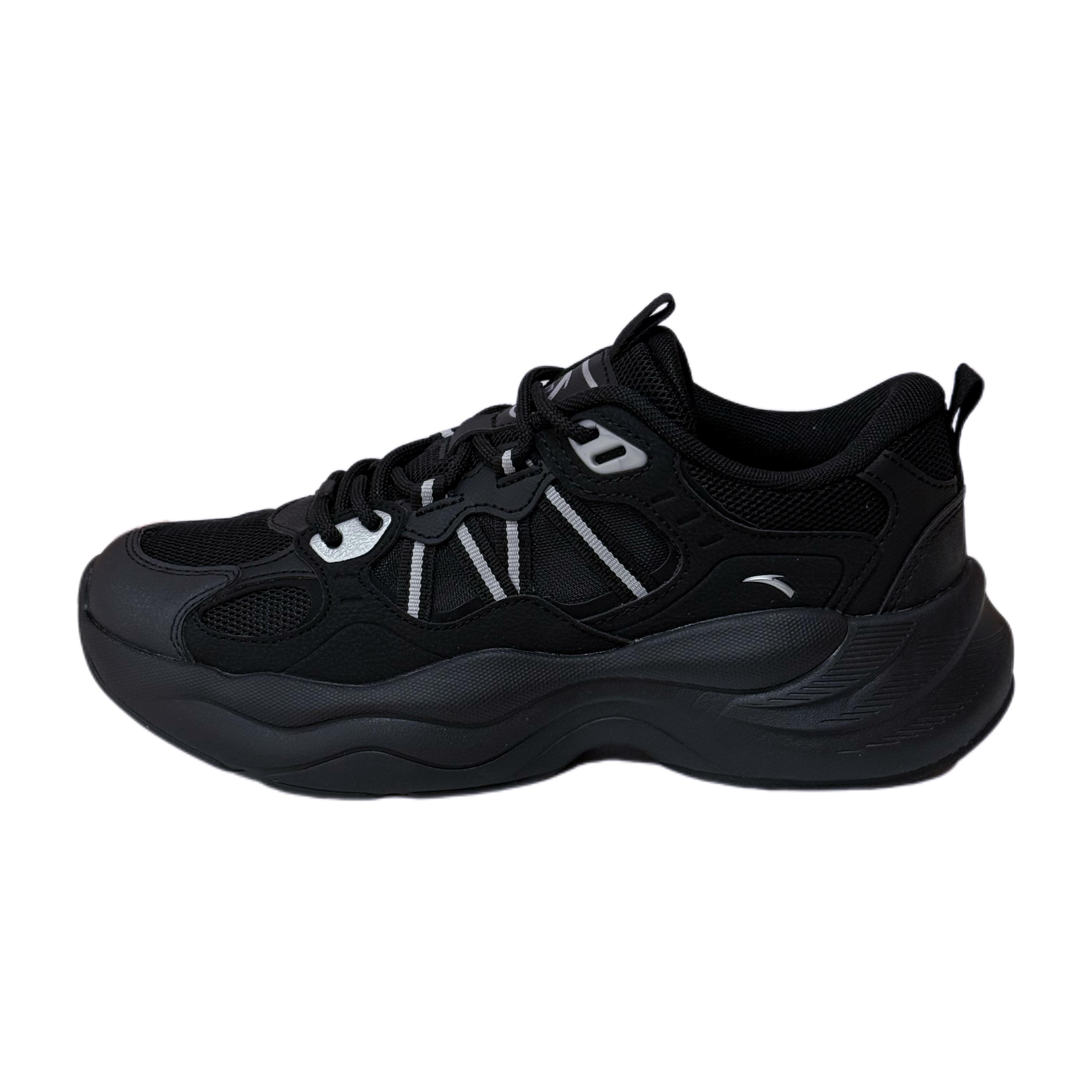 

Anta PG Lifestyle Sports Fashion Versatile Comfortable Breathable Low-Top Casual Dad Shoes Kids sneaker Silver Black 122628840R-1 35.5