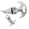 Gravity Grappling Hook Stainless Steel Grappling Hook Survival Folding Rock Climbing Claw Oudoor Climbing Tool
