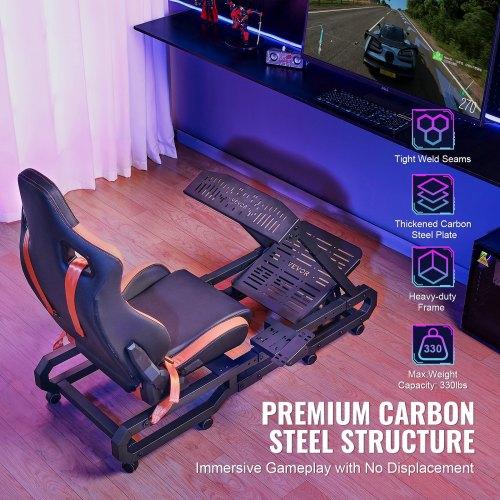 VEVOR Heavy Duty Racing Wheel Stand for Logitech G923/G920/G29 Max Load 150 Kg