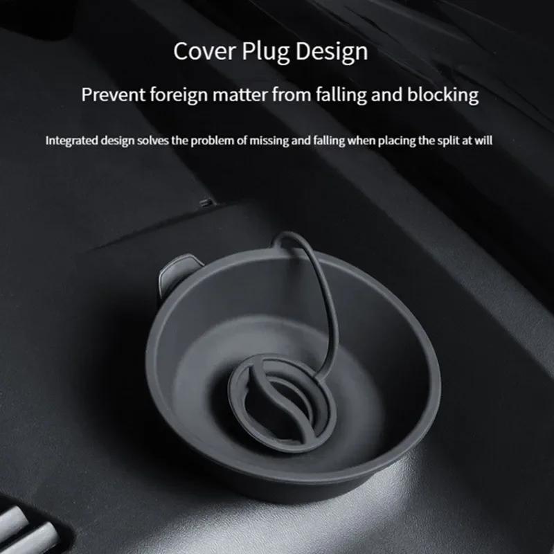For Tesla Model 3 Y Glass Water Inlet Car Windshield Wiper Arm Hole Protective Cover Filling Funnel Pad Silicone Dustproof Lid