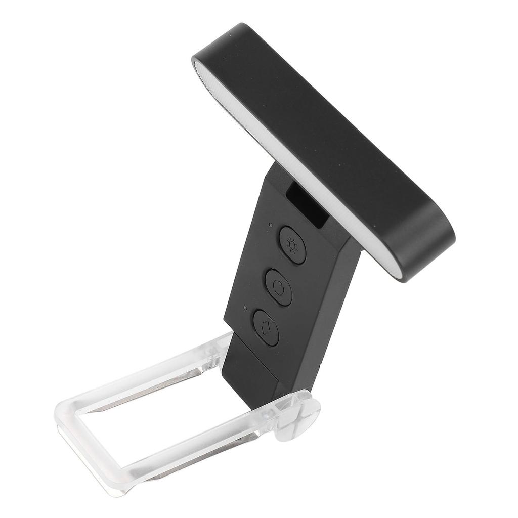 Reading Book Light USB Rechargeable Foldable LED 6 Brightness s 5 Colors Timer Eye Catching Clip On Reading Light for Bed