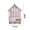 Wall Decoration, Wall Hanging, Wooden, Flowerpot, Mediterranean Style, Simulated Dried Flowers, Wooden Box Flower Vase, Entrance Key Hook