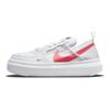 Nike Sneakers da Donna Court Vision Alta TXT Bianco Magic Ember Crimson-Bliss Rosa Chiaro-Pastello CW6536-101