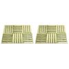 Dalles de terrasse 12 pcs 50x50 cm Bois