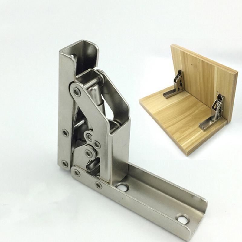 Folding 90 Degree Hinge Table Leg Brackets Foldable For Table Chair Extension Tables Foldable Self Locking Fold Feet Hinges