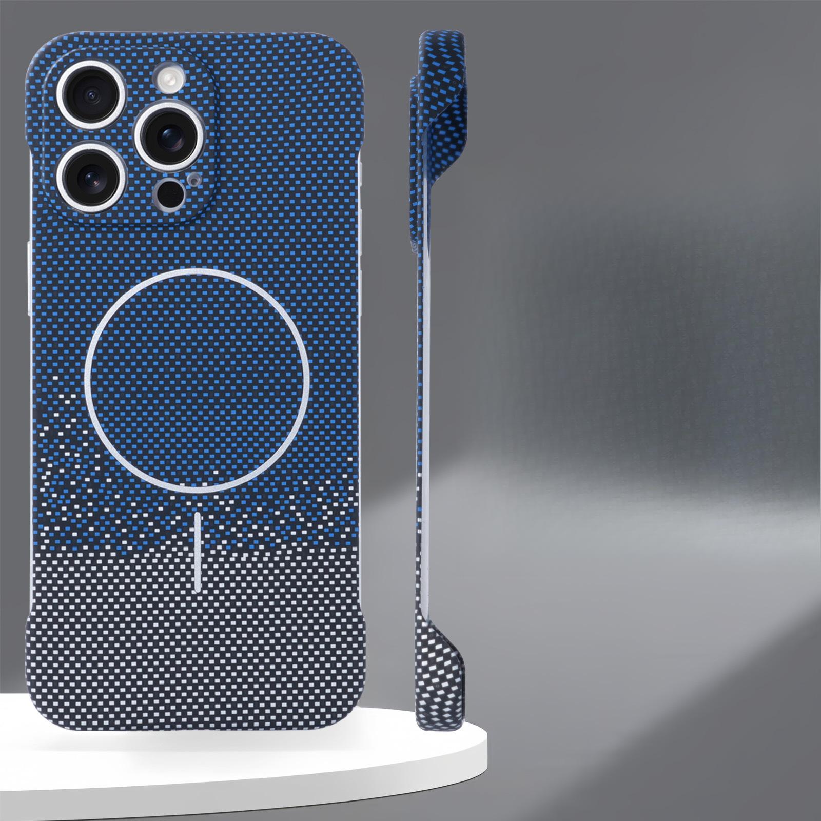 

Подходит для iPhone16ProMax Кевларовый Тонкий Магнитный Чехол для Телефона Apple 15 Матовый Противоударный 14 Защитный Чехол iPhone13pro