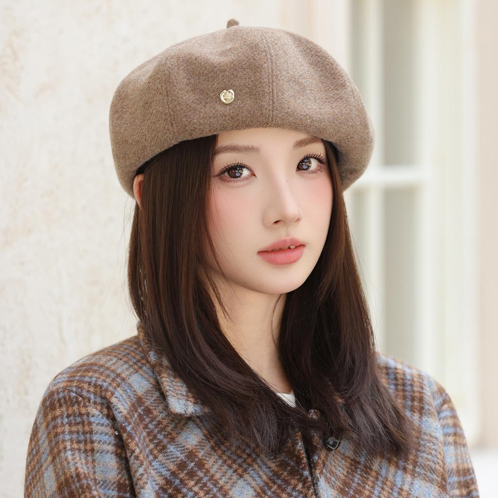Autumn and Winter Beret Female Retro Painter Hat Fashion Star Anise Newsboy Hat Pumpkin Hat