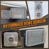 TONDA RV Furnace Vent Screen, Bug Screens Heater Vent Cover For Camper With Tallation Tool And Silicone Rubber, 4 Pack