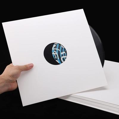 Nuevas Fundas para Discos de Vinilo de 7/10 Pulgadas Cuadradas de Papel Kraft Exterior Fundas para Discos Reutilizables Cubierta para Discos de Vinilo LP