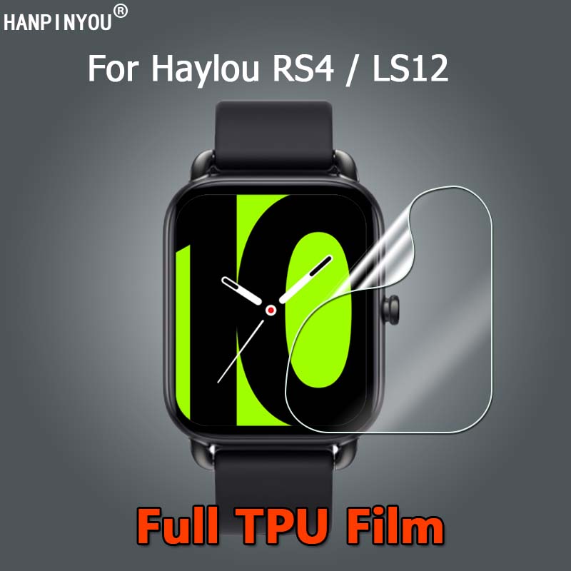 

Для Haylou RS4 Plus/RS4 LS12 GST/LS09B SmartWatch Ультра прозрачная самовосстанавливающаяся мягкая гидрогелевая пленка из ТПУ, защитная пленка для экрана-не закаленное стекло
