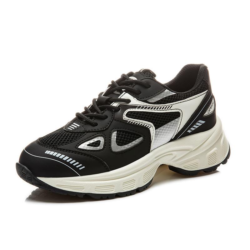 Platform dad shoes women's 2025 spring new sports shoes women's trendy shoes running shoes women's versatile height-increasing women's shoes