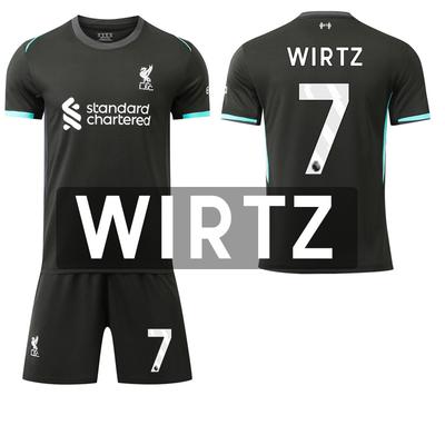 2024-25 Liverpool venkovní dres #11 Salah #4 Van Dijk #7 Wirtz Fotbalové dresy