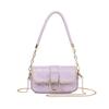 High-end Style Small Square Clutch Bag with Shoulder Strap and Small Side Pocket Accessory for The Underarm Area