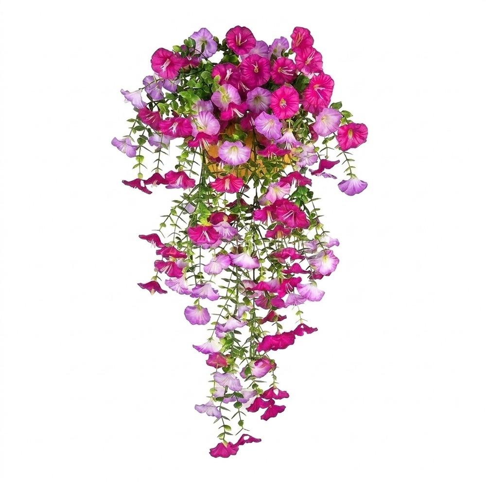 Blooming Flowers Artificial Morning Glory Flowers  DIY Balcony Garden