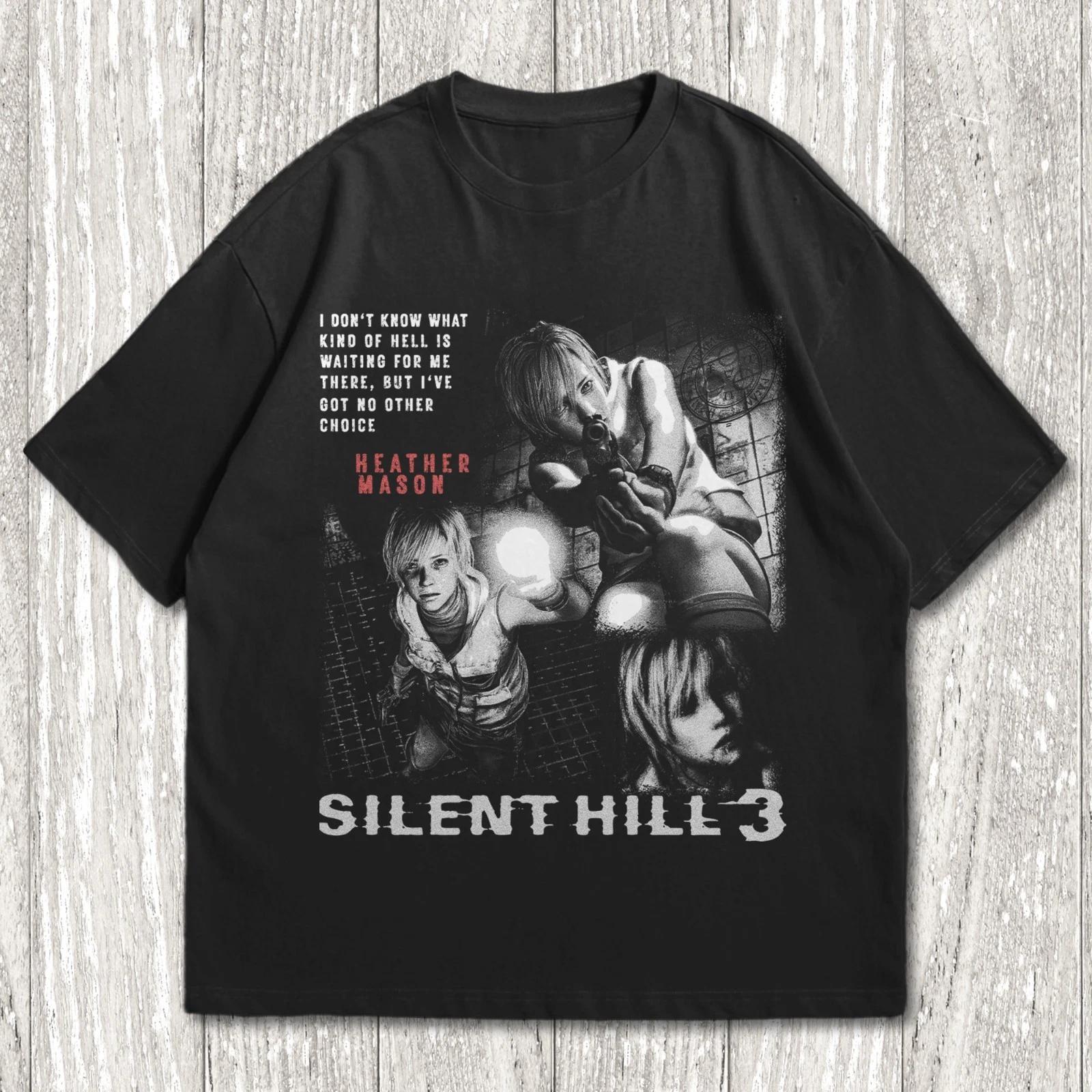 Винтажная футболка Silent Hill 3 Хизер Мейсон, в стиле бутлег S