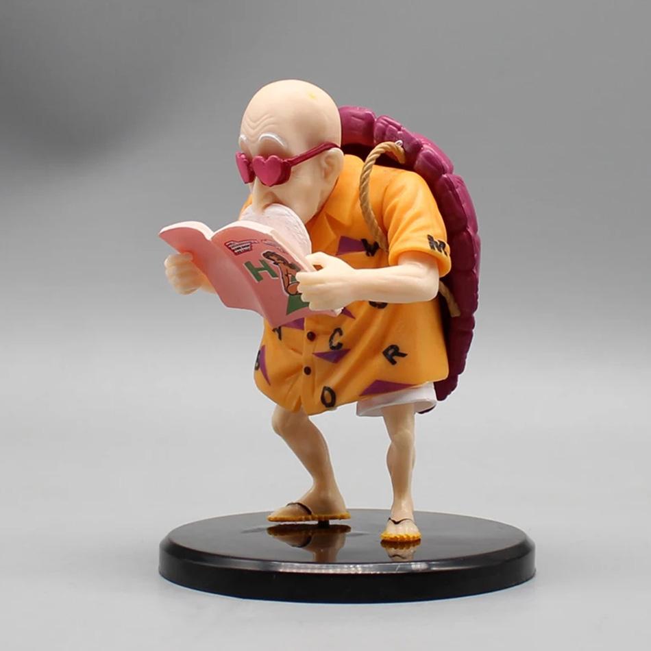 Dragon Ball Z Master Roshi Kame Sennin Action Figure PVC Biye Gesture Lecherous Anime Collectible Decoration Toy Gift