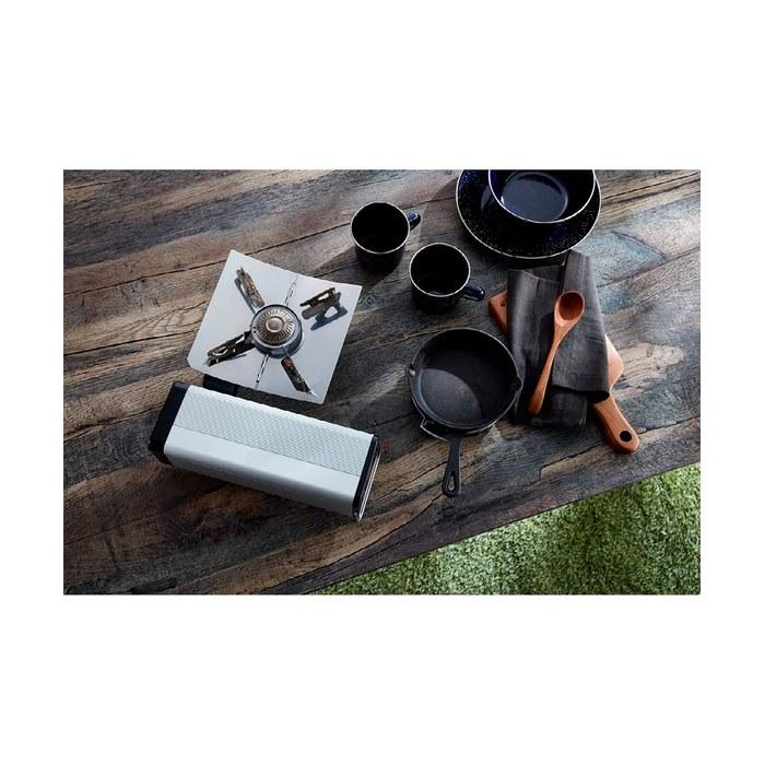 Iwatani FORE WINDS Folding Camp Stove (Silver) 317x288x120mm / 111x285x114mm