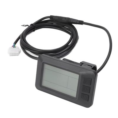 Electric Bike LCD Display Meter 24V 36V 48V 5pin Connector Waterproof Bicycle Speedometer for KT Controller