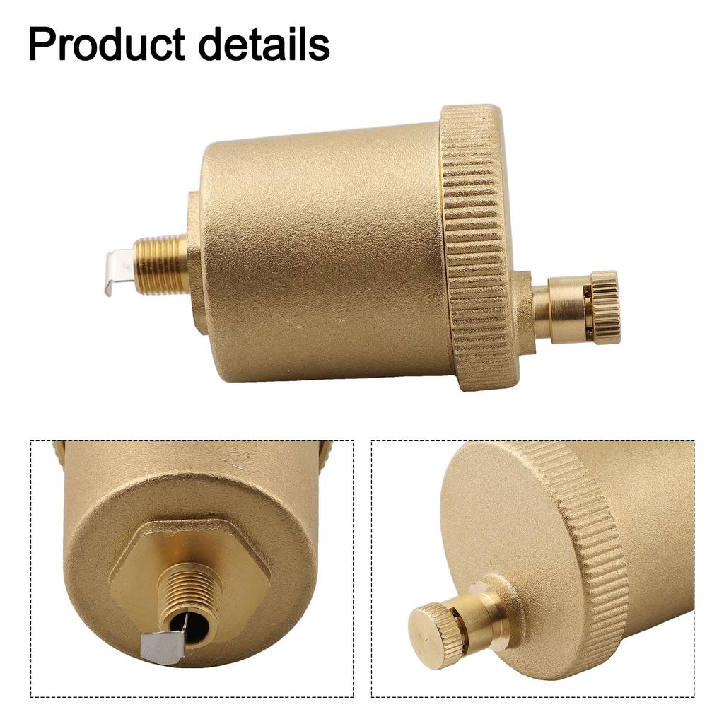 80*50*50 Mm Air Bleed Valve Automatic Air Vent Valve Filling Valve Hot Water Radiator Valve Versatile Compatibility