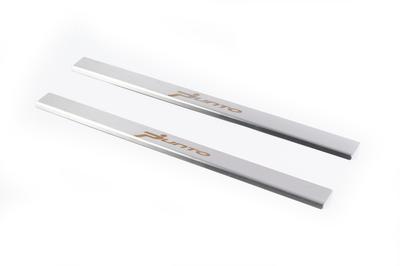 Door Sills Carmos V1 (2 Pcs., Stainless Steel) for Fiat Punto Grande/EVO 2006-2018