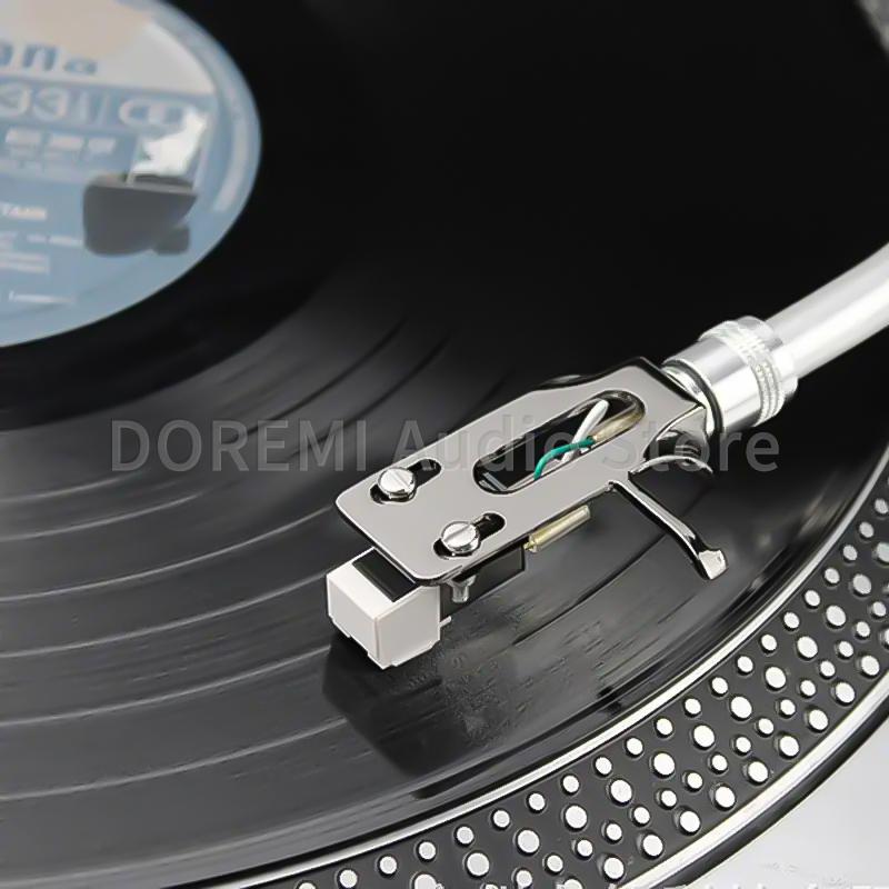 1Pcs LP Vinyl Record Player Phonograph Headshell Universal Turntable Phono Moving Magnetic Cartridge Stylus Holder Connect Kit